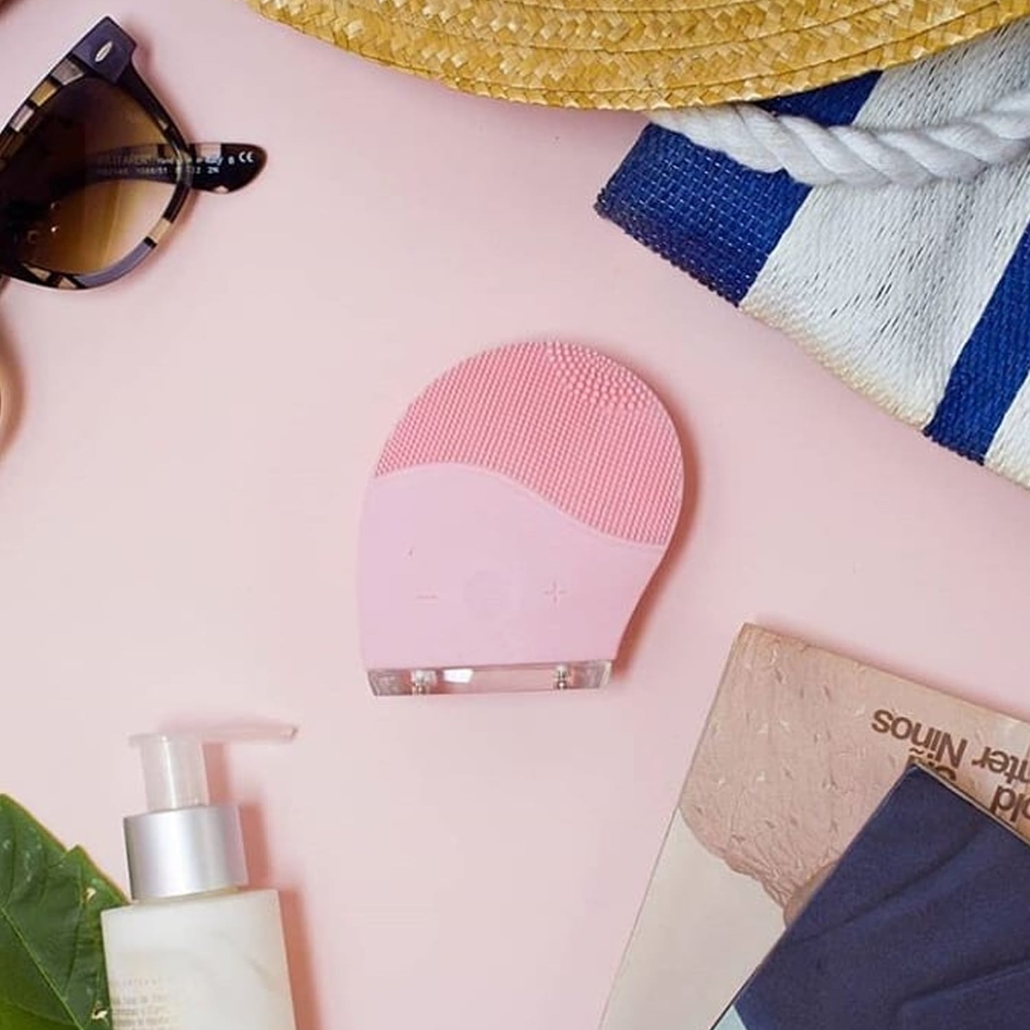 LIMPIADOR FACIAL IMPORTADORA USA AURA INTENSA ROSA ASANAS - 4