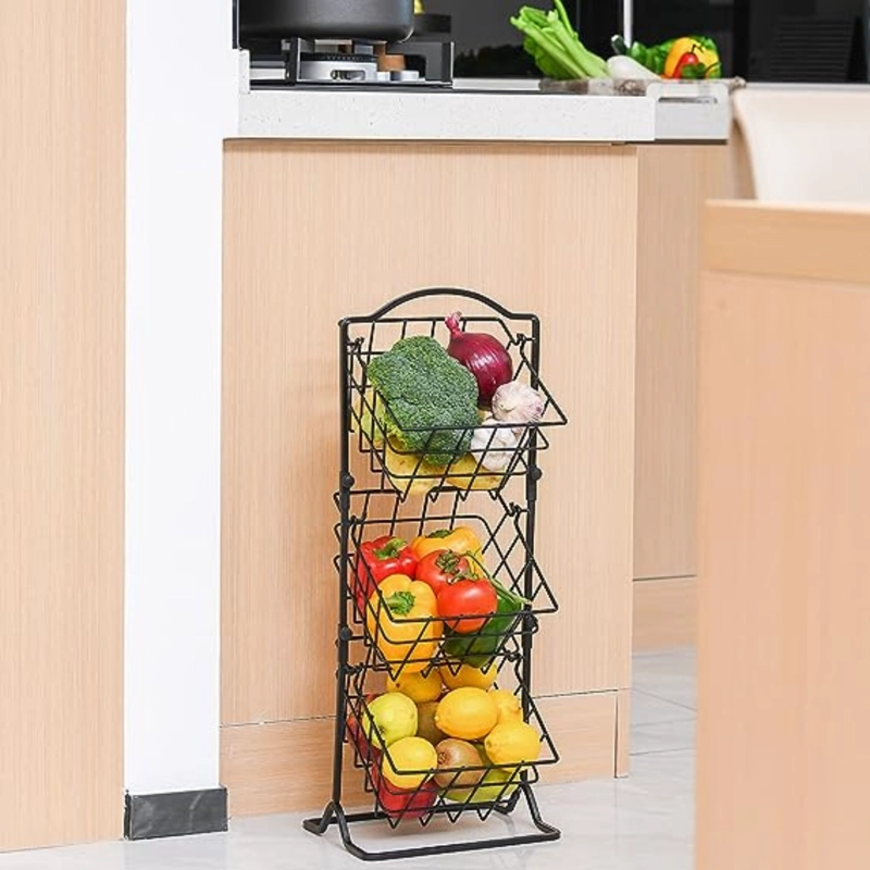 ORGANIZADOR DE COCINA 3  NIVELES METALICO - 4