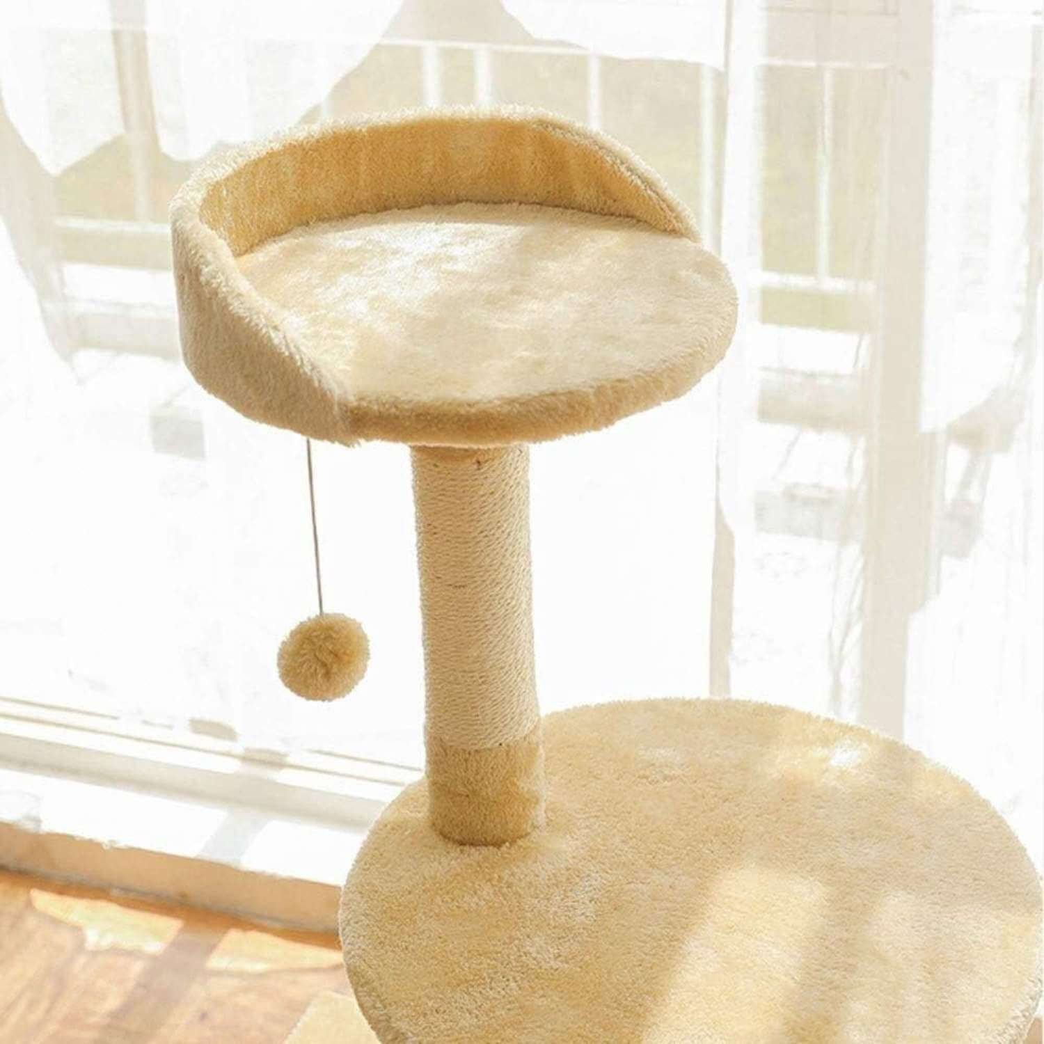 RASCADOR GATO IMPORTADORA USA 1,15 METROS ALTURA BEIGE - 6