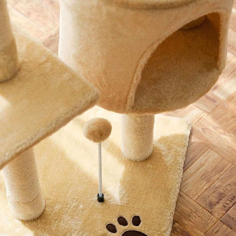 RASCADOR GATO IMPORTADORA USA 1,15 METROS ALTURA BEIGE - 7