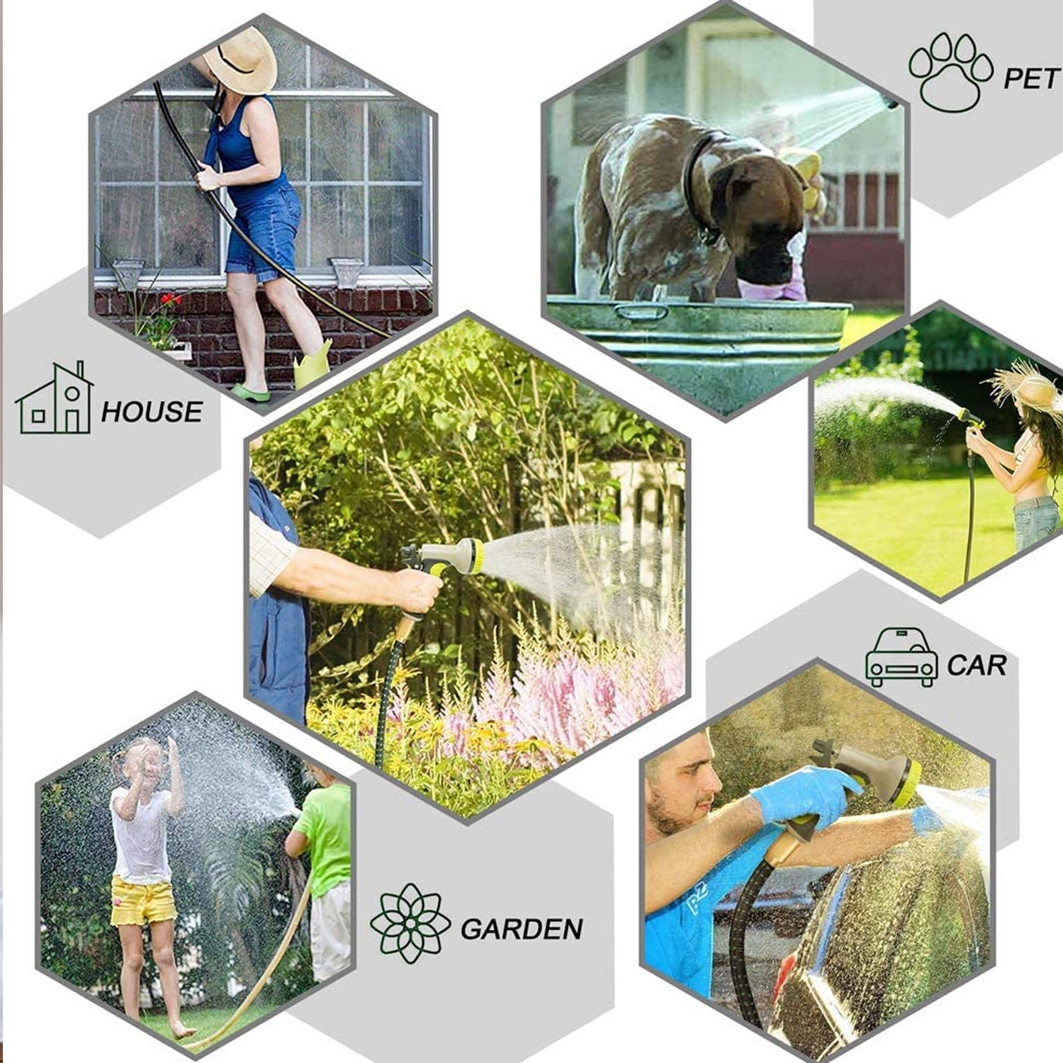 MANGUERA IMPORTADORA USA RETRÁCTIL EXPANDIBLE JARDÍN 15 M AZUL - 4