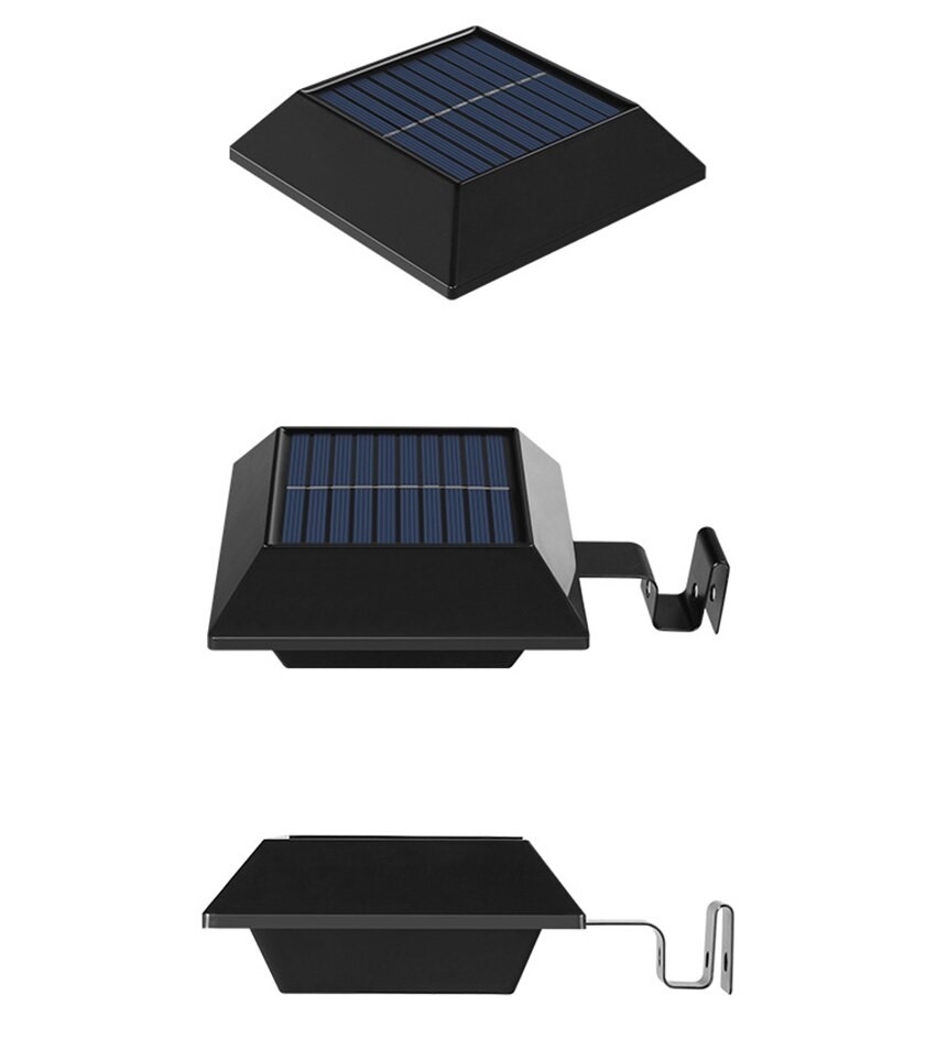FOCO LED CUADRADO IMPORTADORA USA CON PANEL SOLAR 3.7 V 12 LED - 1