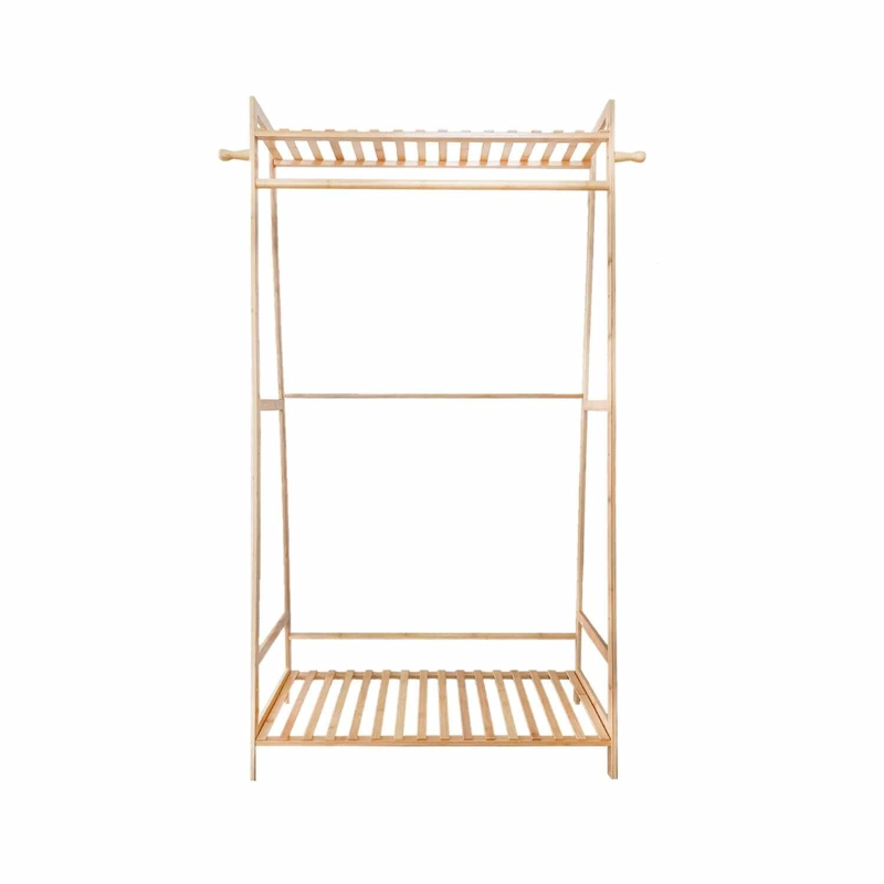 PERCHERO IMPORTADORA USA ORGANIZADOR MADERA 80X40X145 CM - 1