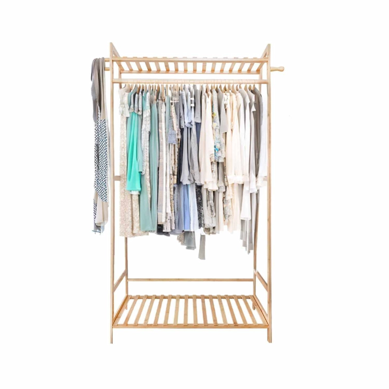 PERCHERO IMPORTADORA USA ORGANIZADOR MADERA 80X40X145 CM - 2