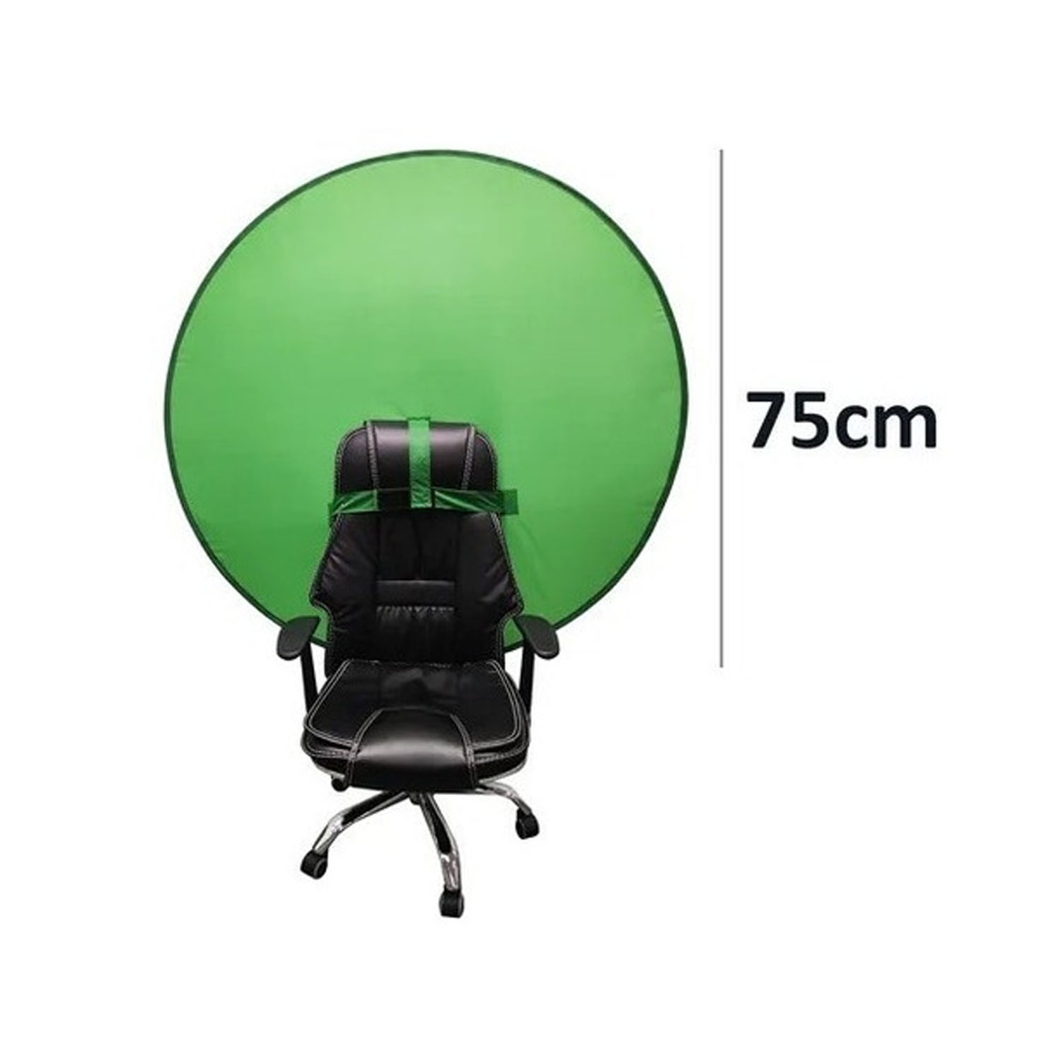 FONDO DE PANTALLA VERDE PARA STREAMING DE VÍDEO 110 CM - 4