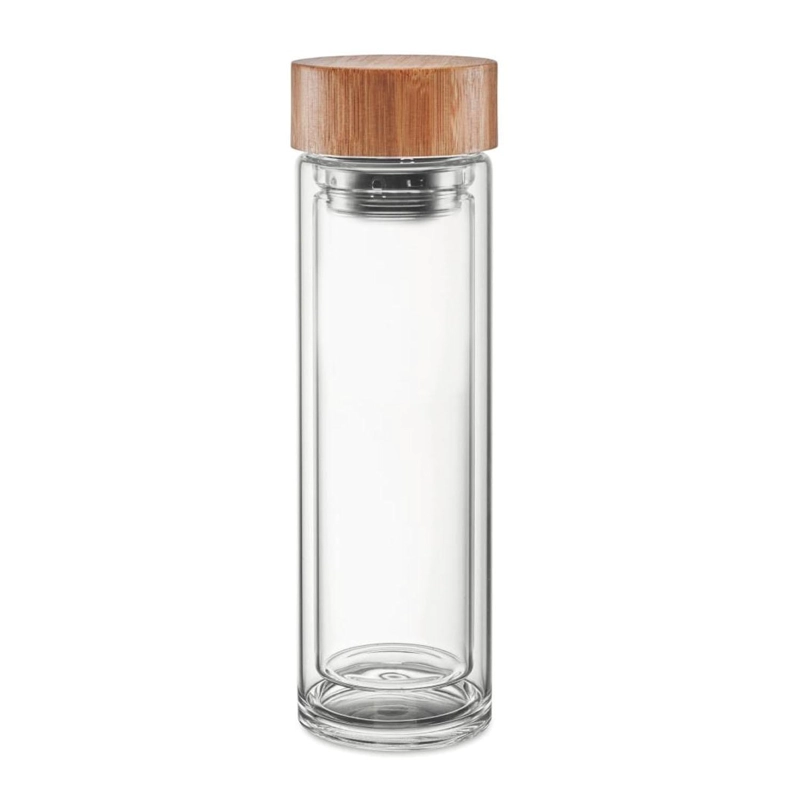 BOTELLA TE RMICA DE BOROSILICATO CON INFUSOR 500 ML - 1