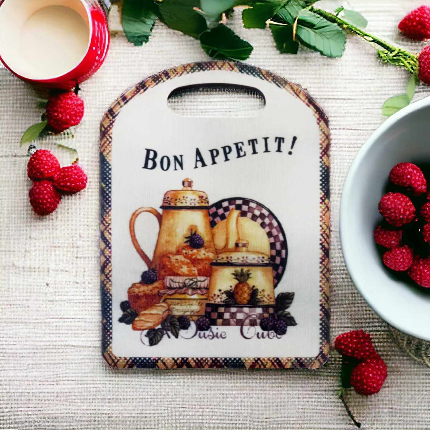 TABLA PARA COCKTAIL MADERA 22X16 CM BON APPETIT TE PIÑA - 2