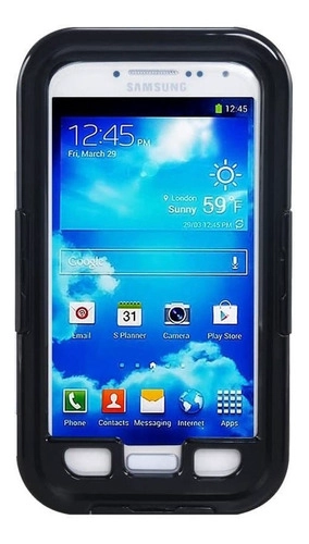 CARCASA ACUÁTICA PARA SAMSUNG - NEGRA - 1