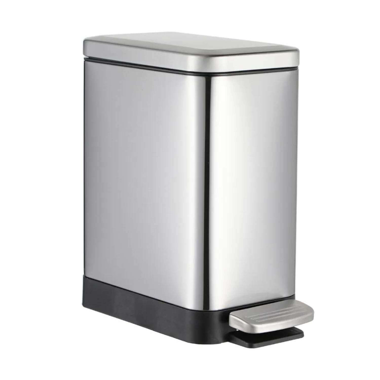 BASURERO IMPORTADORA USA PEDAL ACERO INOX 15L - 2