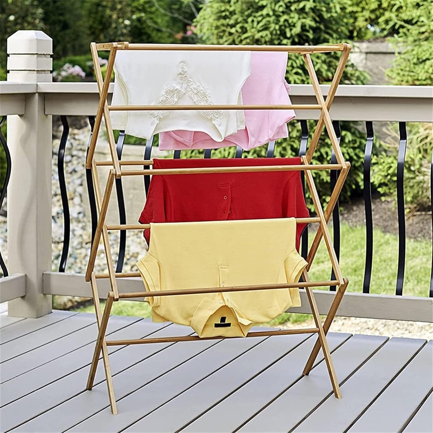 TENDEDERO PLEGABLE BAMBU 105 CM - 5