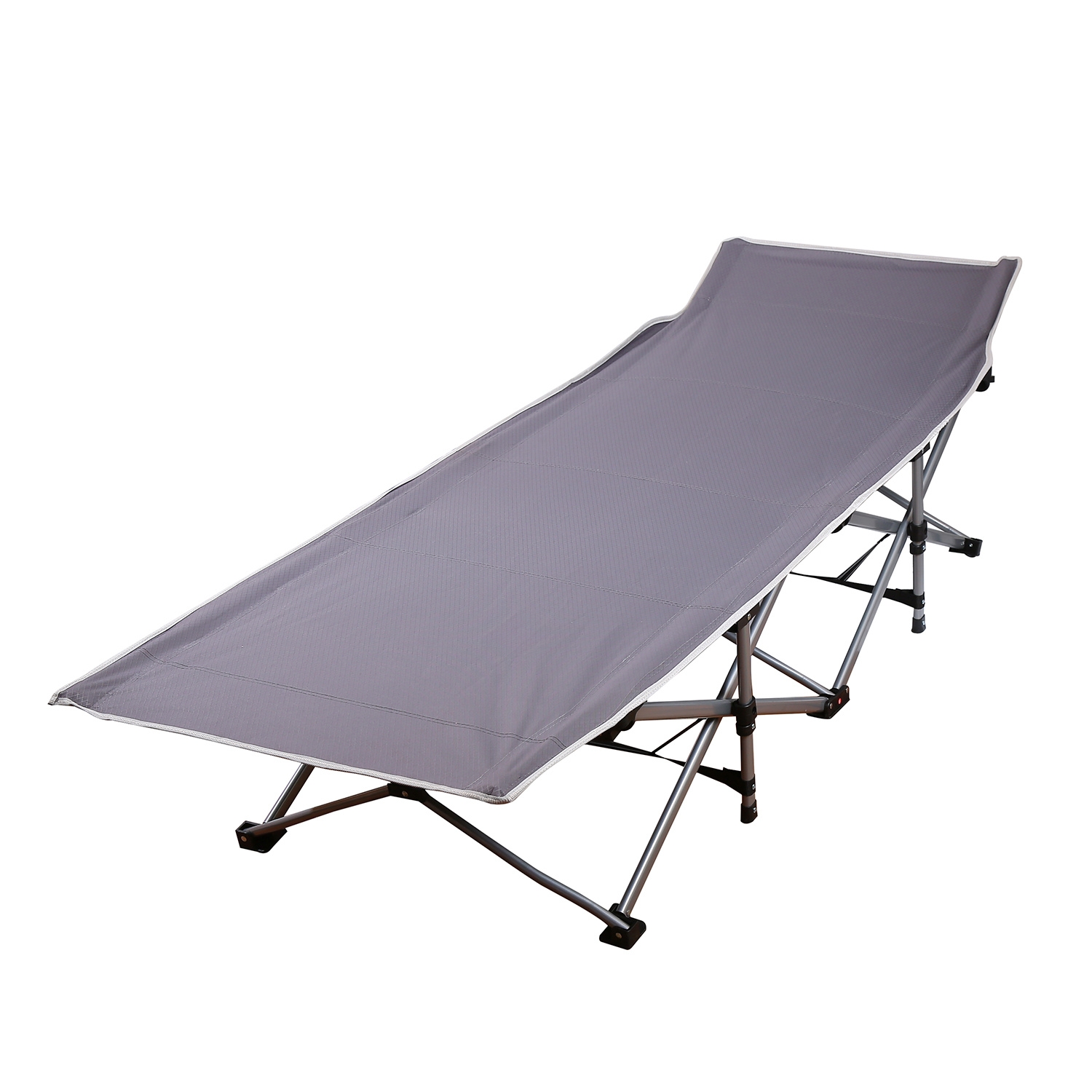 CAMA DE CAMPING IMPORTADORA USA PLEGABLE CON BOLSO GRIS - 2