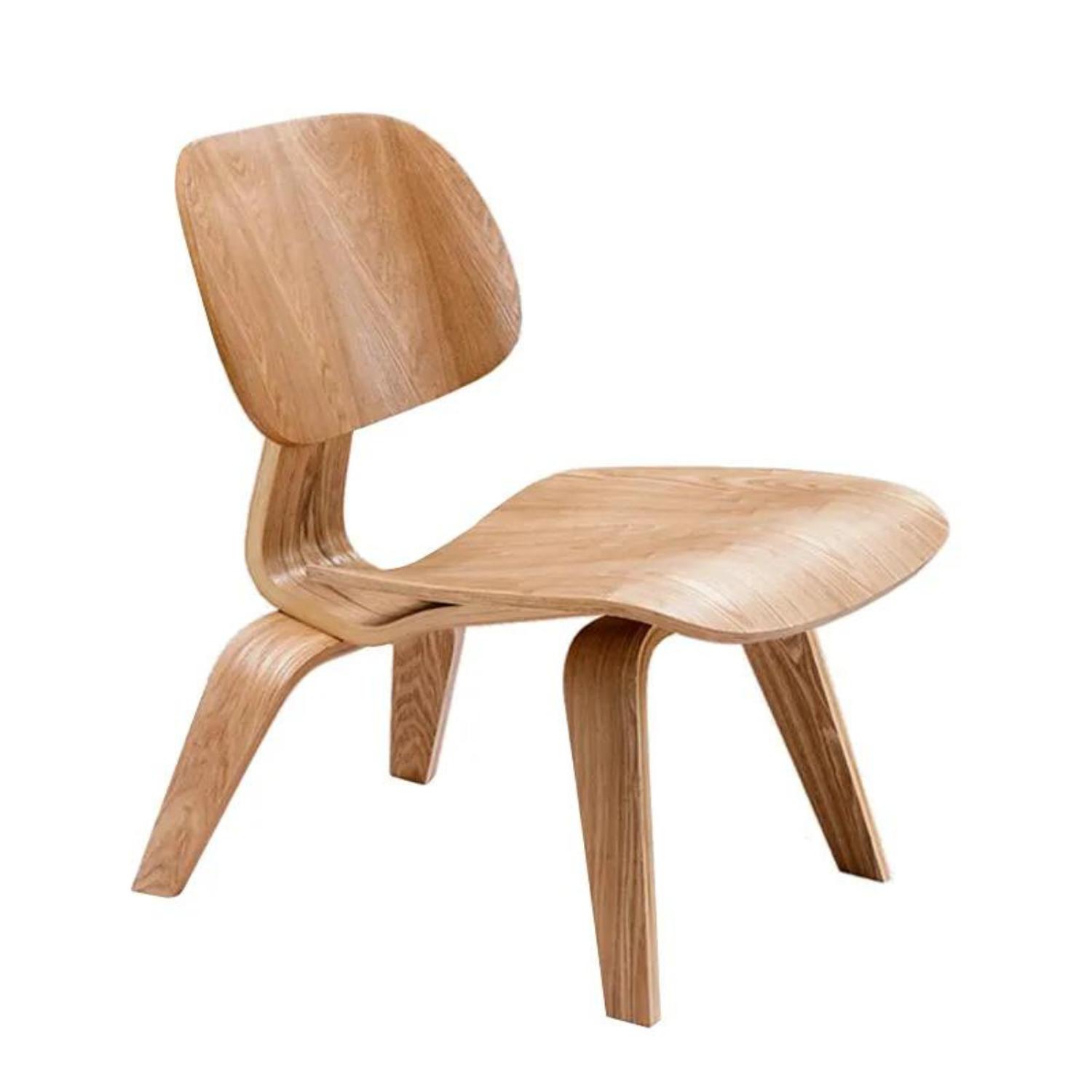 SILLA SOHOGAR ESTILO EAMES MADERA NATURAL - 2