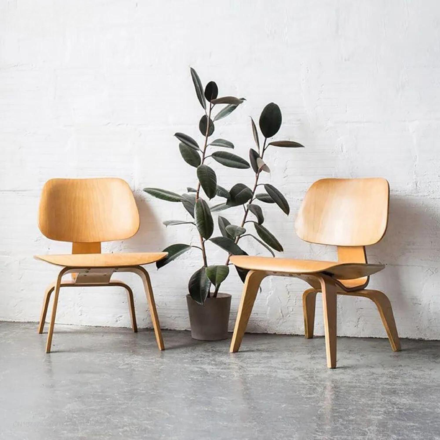 SILLA SOHOGAR ESTILO EAMES MADERA NATURAL - 4
