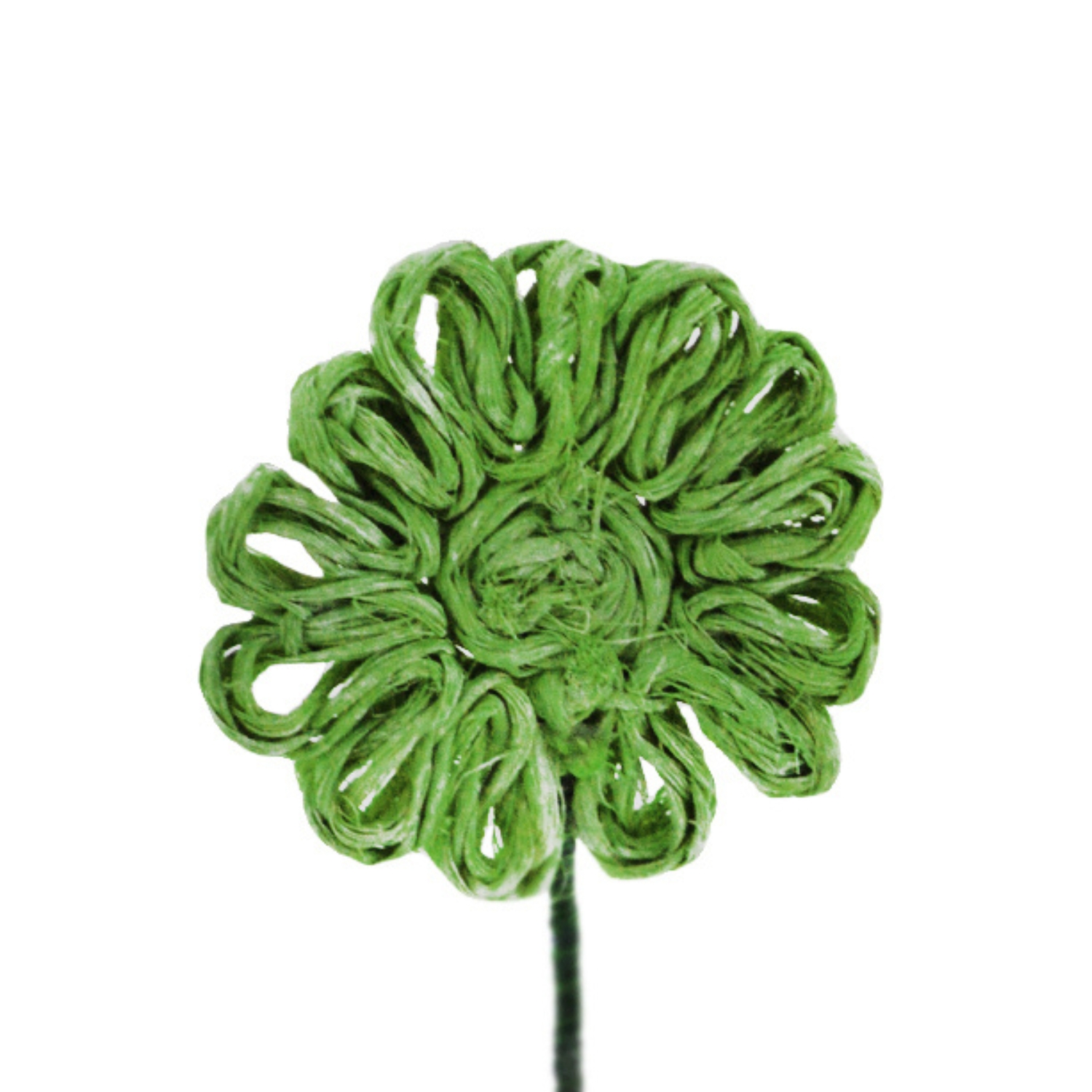 FLOR YUTE VERDE 30 CM PACK 6 UN. - 1
