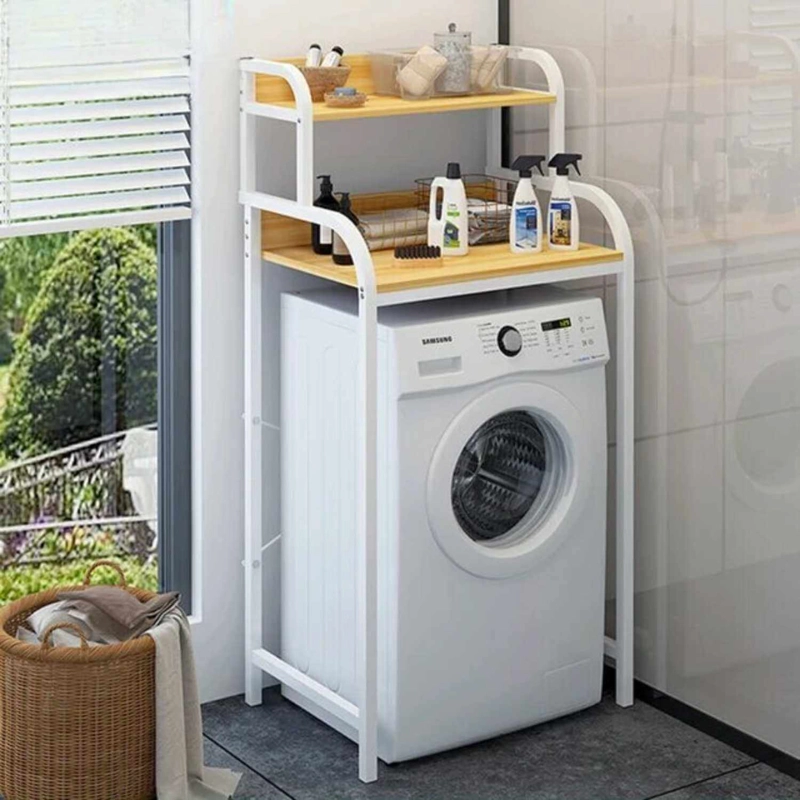 ESTANTE SOHOGAR METAL LOGGIA O BAÑO BLANCO - 2