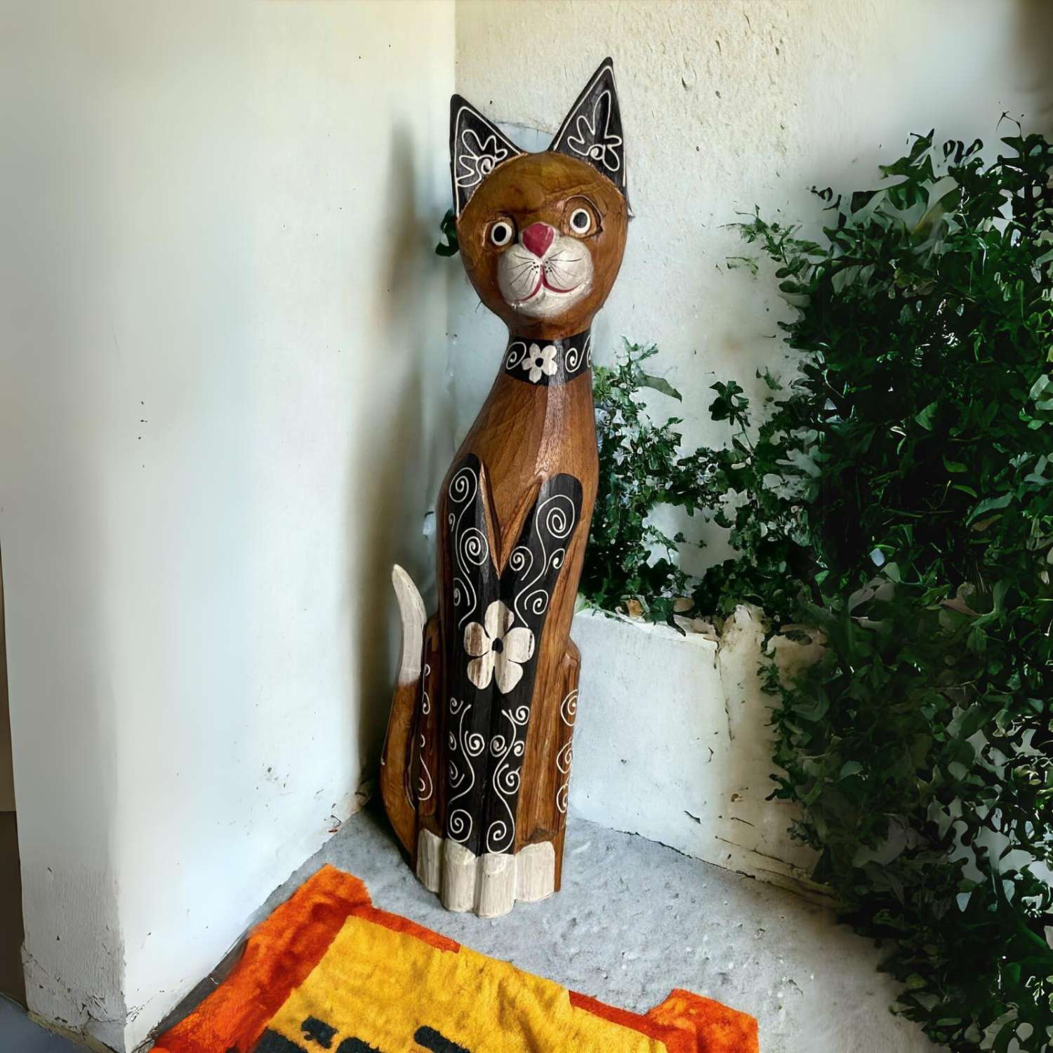 GATO MADERA ARTESANAL 60 CM - 2