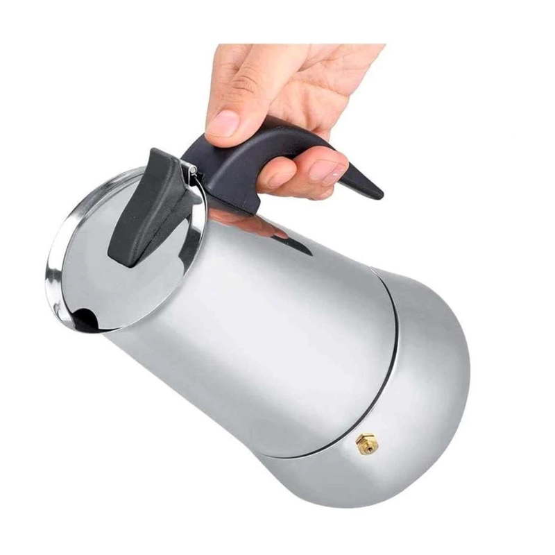 CAFETERA ITALIANA DE 6 TAZAS ESPRESSO 200 ML - 3