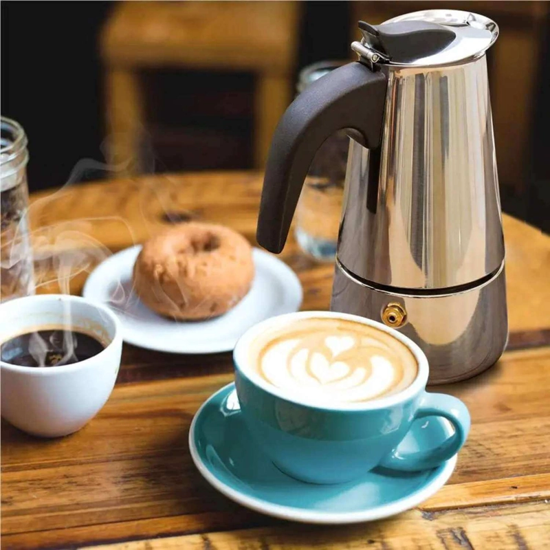 CAFETERA ITALIANA DE 6 TAZAS ESPRESSO 200 ML - 7