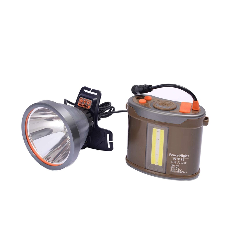 LINTERNA LED IMPORTADORA USA TIPO EXPEDICIÓN CON BATERÍA LATERAL - 1