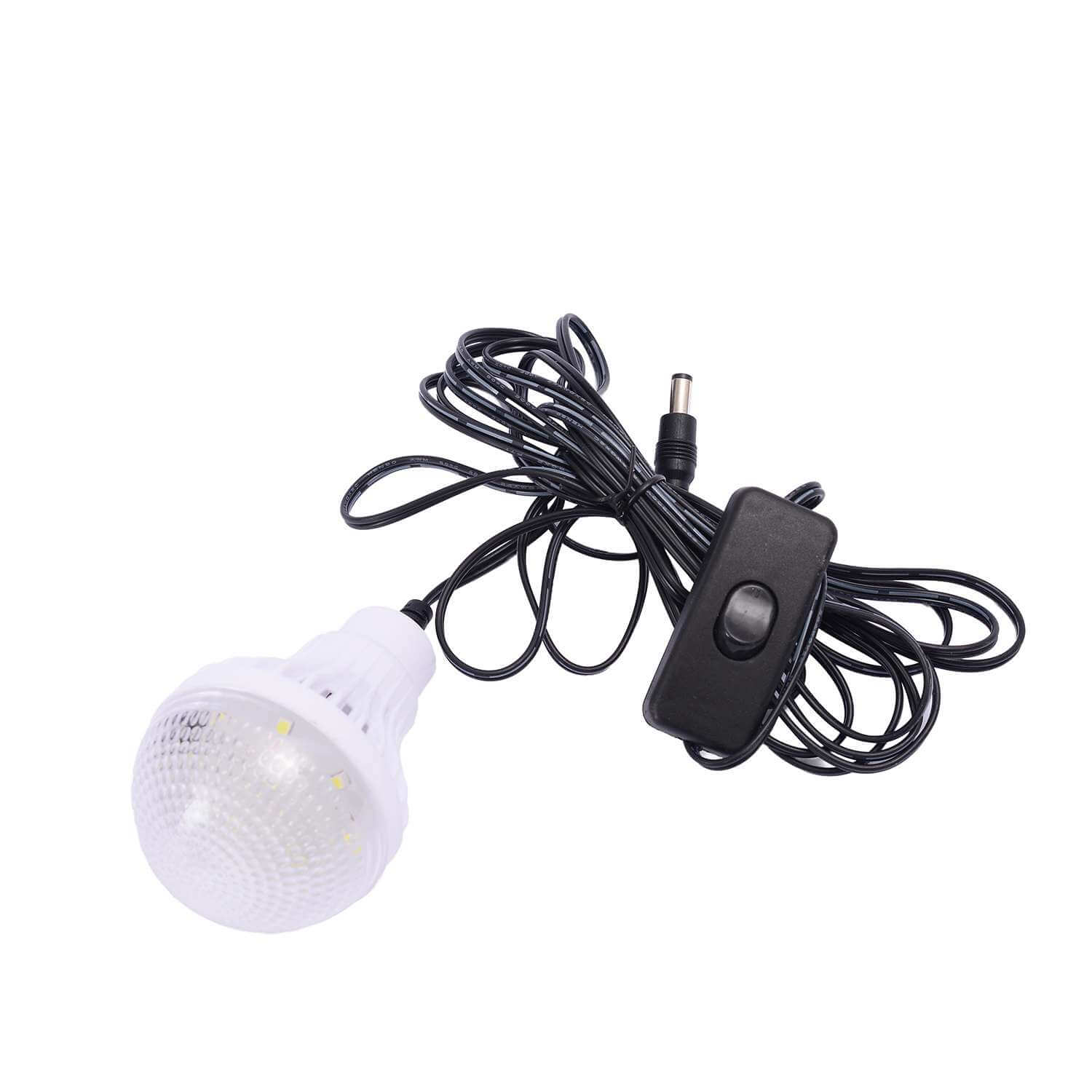 KIT SOLAR DE EMERGENCIA Y CAMPING IMPORTADORA USA 3 AMPOLLETAS LED - 3