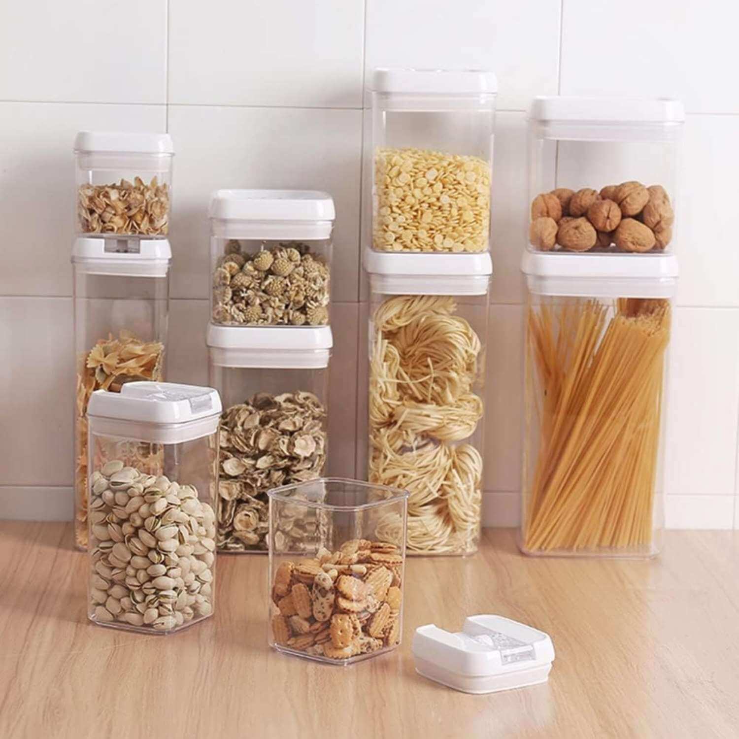 SET 7 CONTENEDORES HERME TICOS PARA ALIMENTOS - 8