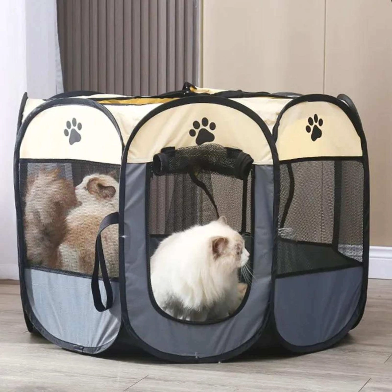 CORRAL PERROS GATOS IMPORTADORA USA PLEGABLE PORTÁTIL - 3