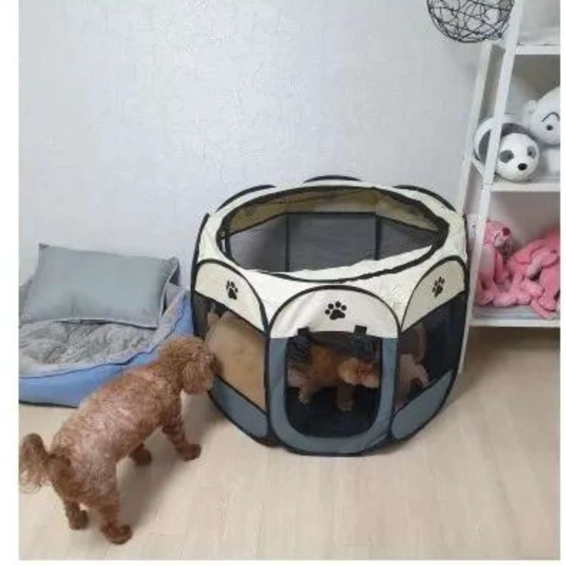 CORRAL PERROS GATOS IMPORTADORA USA PLEGABLE PORTÁTIL - 4