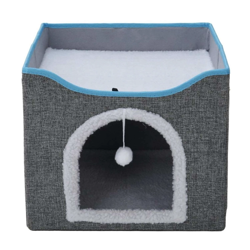CAMA PERROS GATOS IMPORTADORA USA CASA CON RASCADOR - 2
