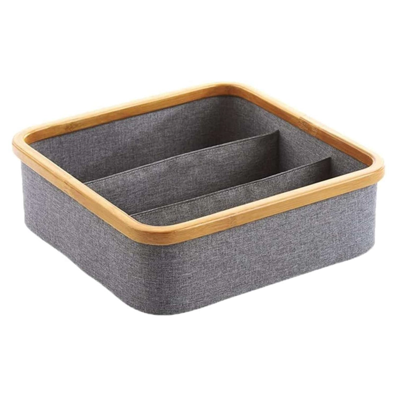 ORGANIZADOR DE CLOSET DE 3 DIVISIONES DE TELA