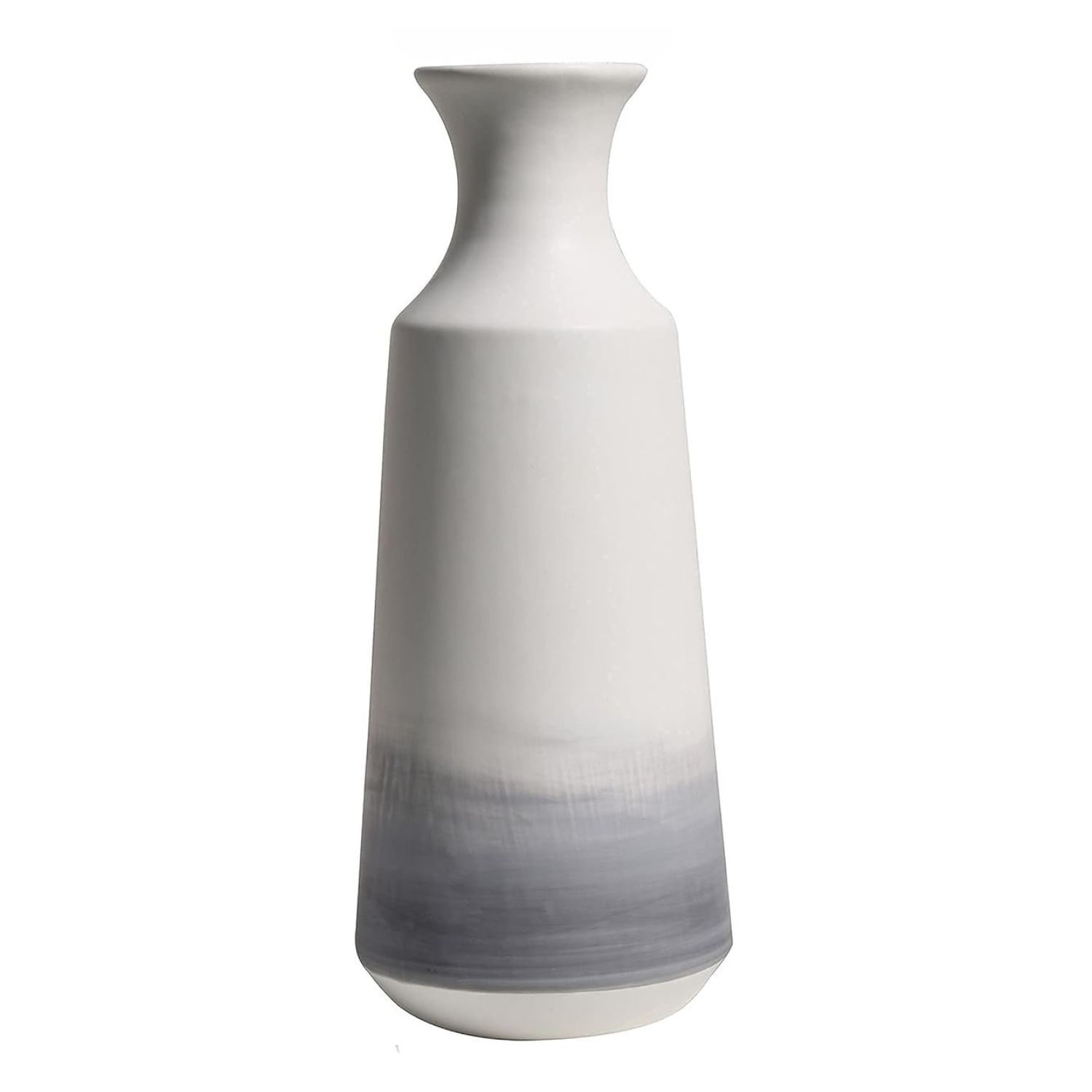 SET 2 JARRONES DE CERAMICA DEGRADADA GRIS - 3