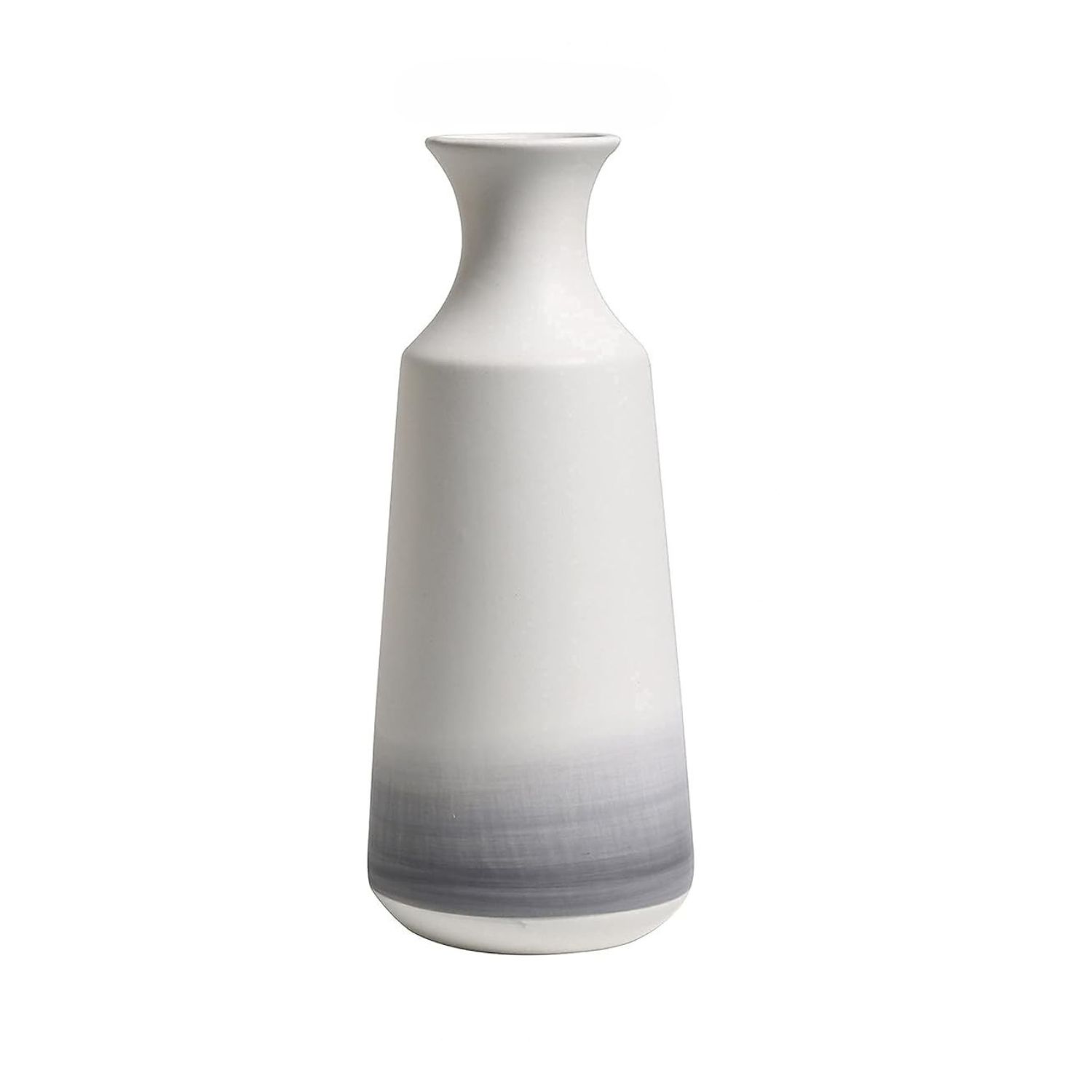 SET 2 JARRONES DE CERAMICA DEGRADADA GRIS - 4