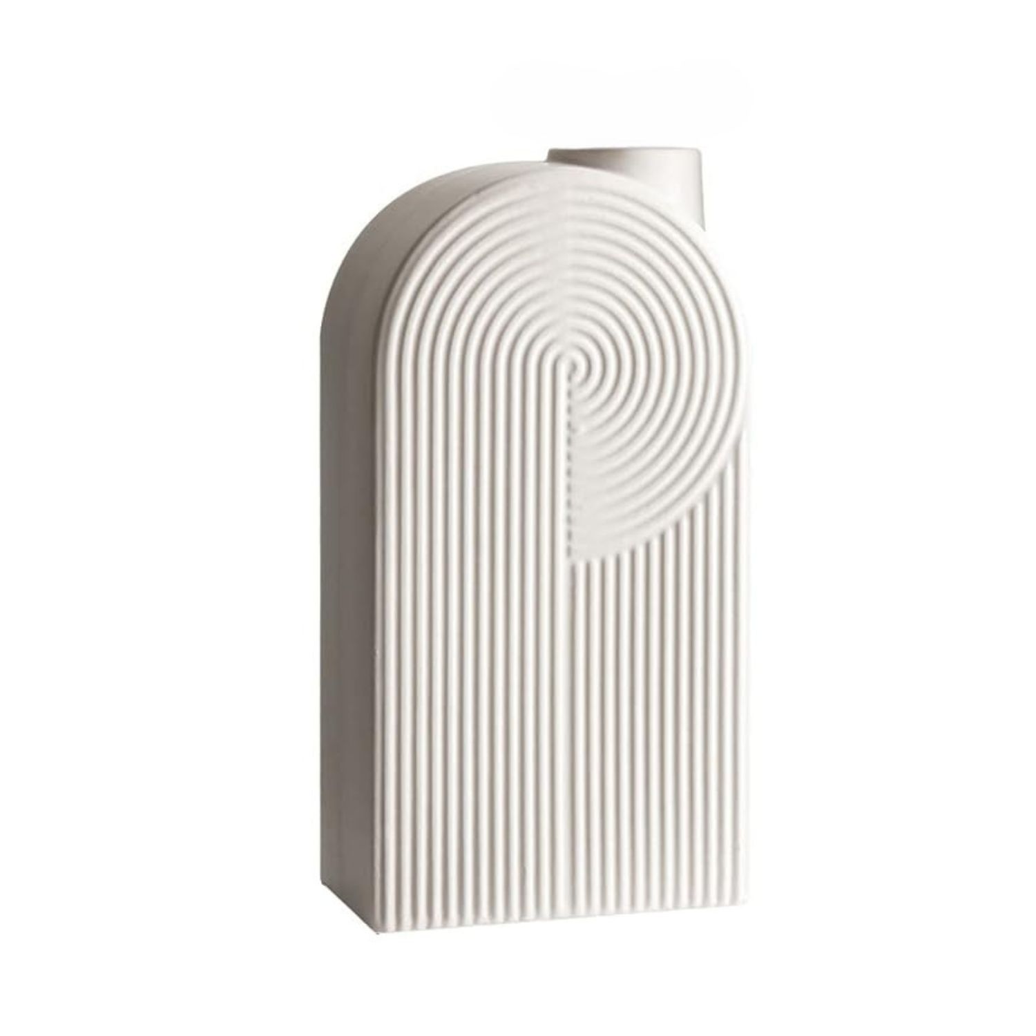 SET 2 JARRONES DE CERAMICA GEOME TRICOS - 2