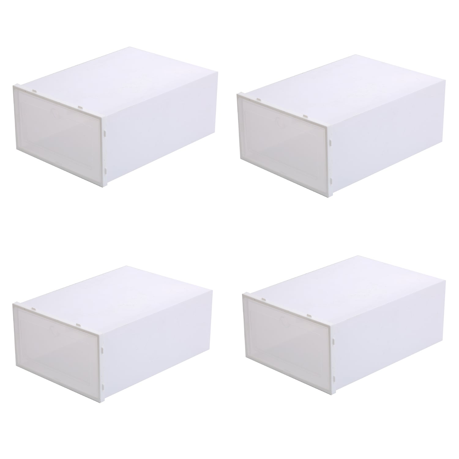 SET 4 CAJAS ORGANIZADORAS DE ZAPATOS - 1