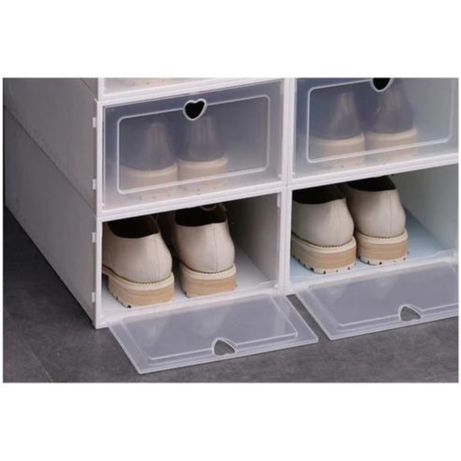SET 4 CAJAS ORGANIZADORAS DE ZAPATOS - 3