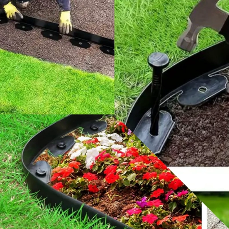 BORDE SEPARADOR DE JARDIN PLASTICO 5 M - 6