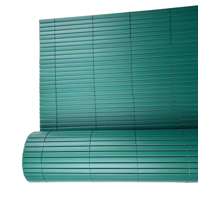 CIERRE DE TERRAZA Y JARDIN PVC VERDE 1X3 M - 4