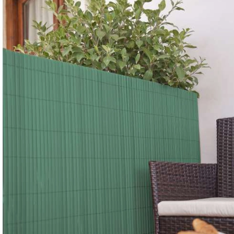 CIERRE DE TERRAZA Y JARDIN PVC VERDE 1X3 M - 6