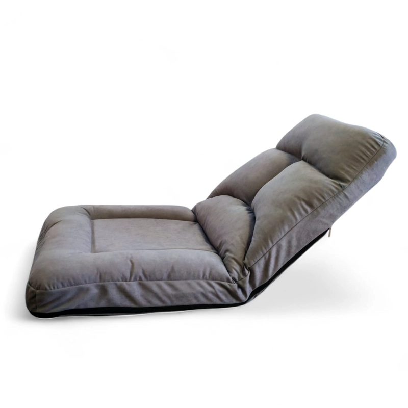 SOFA PUFF DE PISO RECLINABLE GRIS - 4