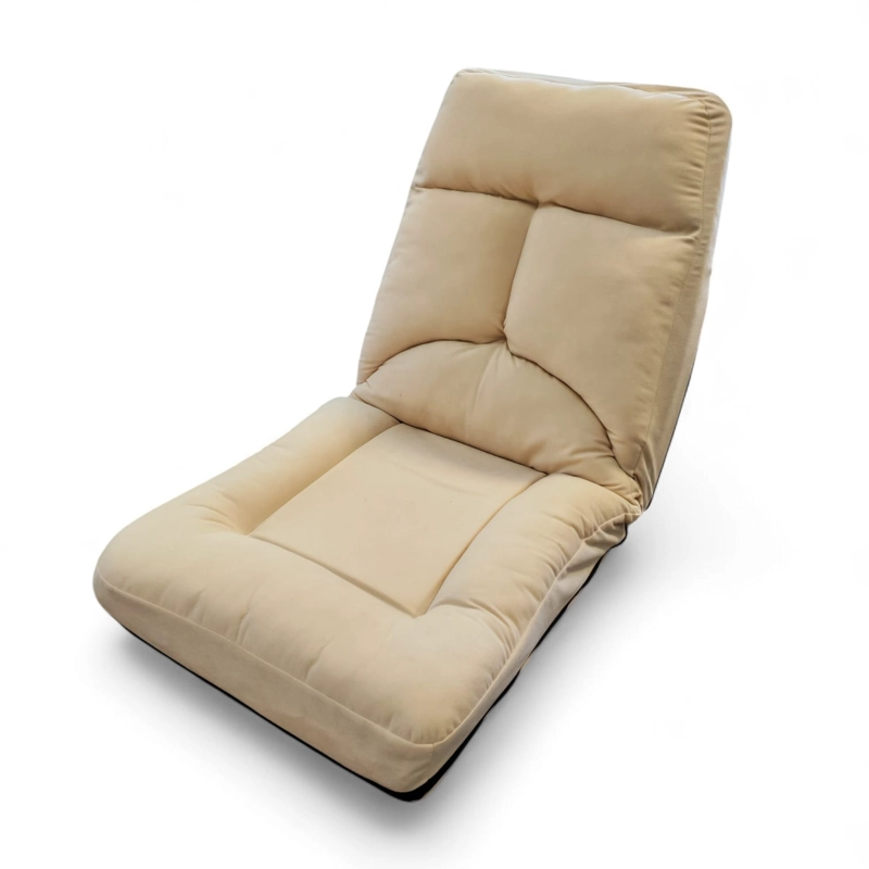 SOFA PUFF DE PISO RECLINABLE BEIGE - 3