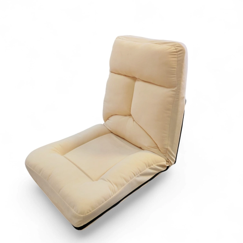SOFA PUFF DE PISO RECLINABLE BEIGE - 4
