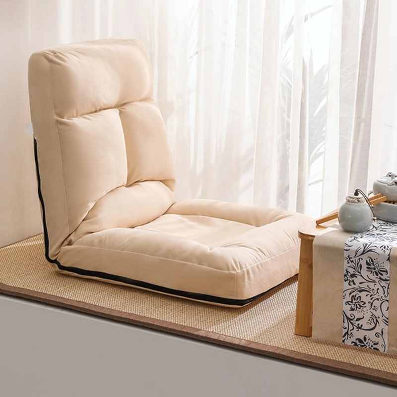 SOFA PUFF DE PISO RECLINABLE BEIGE - 5