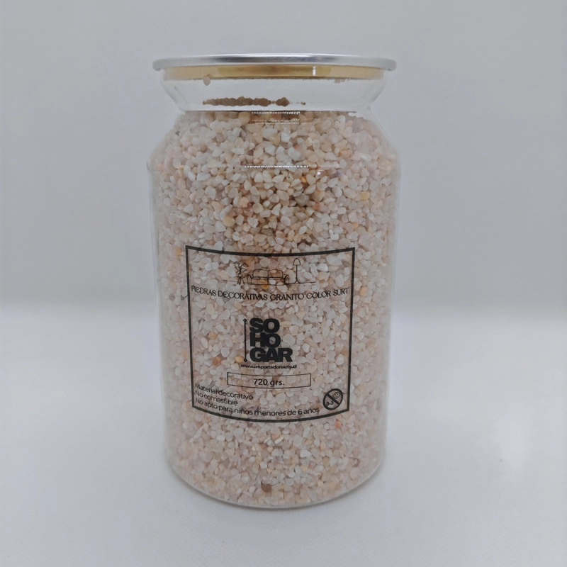 PIEDRAS DECORATIVAS GRANITO BEIGE 700 GR - 1