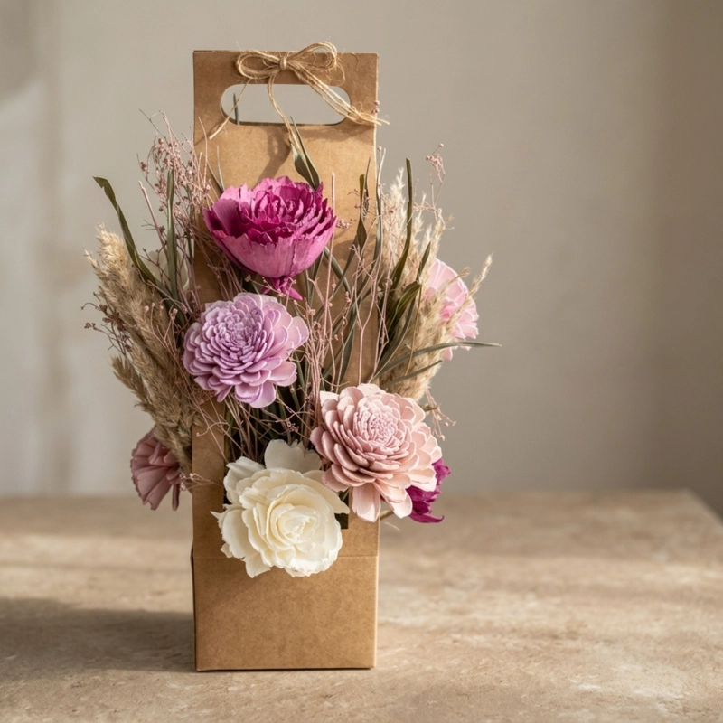 ARREGLO CAJA FLORAL SURTIDA - 4