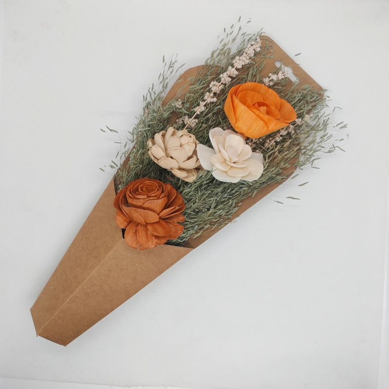 ARREGLO KRAFT FLORES SURTIDAS - 1