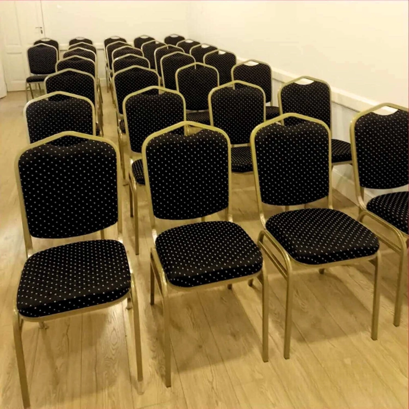 PACK 4 SILLAS DE COMEDOR BANQUETERAS NEGRA - 4