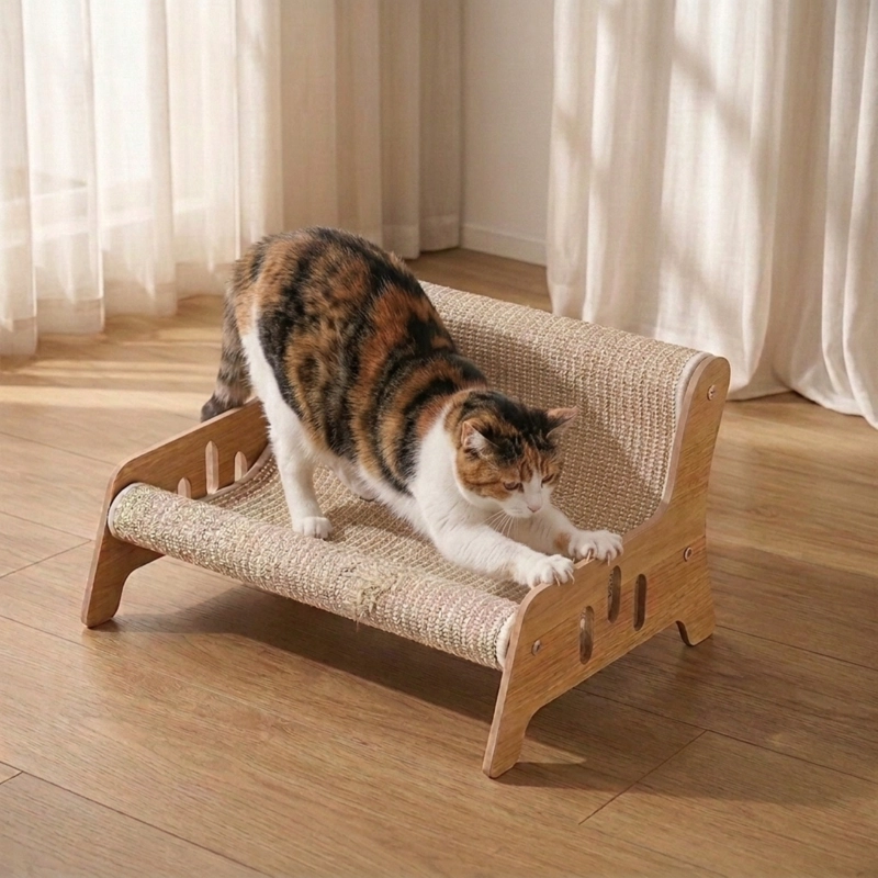 SILLON RASCADOR PARA GATOS DE SISAL - 3