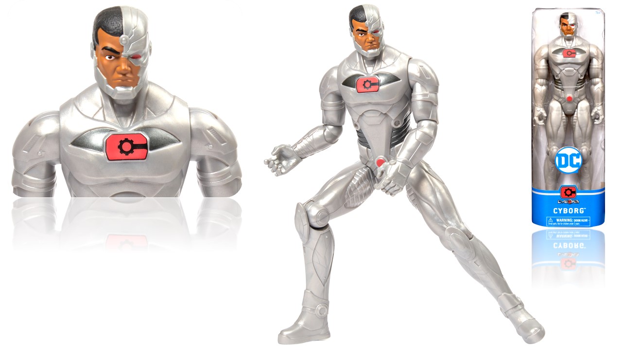 FIGURA DC COMICS CYBORG UNIVERSE 30 CM - 4