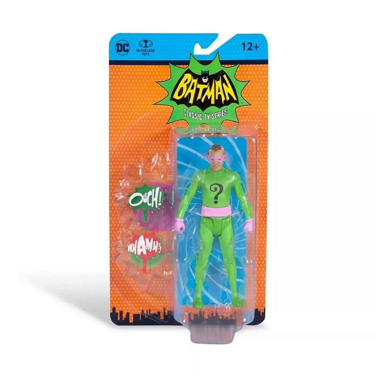 FIGURA MCFARLANE RIDDLER RETRO 1960'S CLASSIC TV SHOW DC MULTIVERSE 18 CM - 2