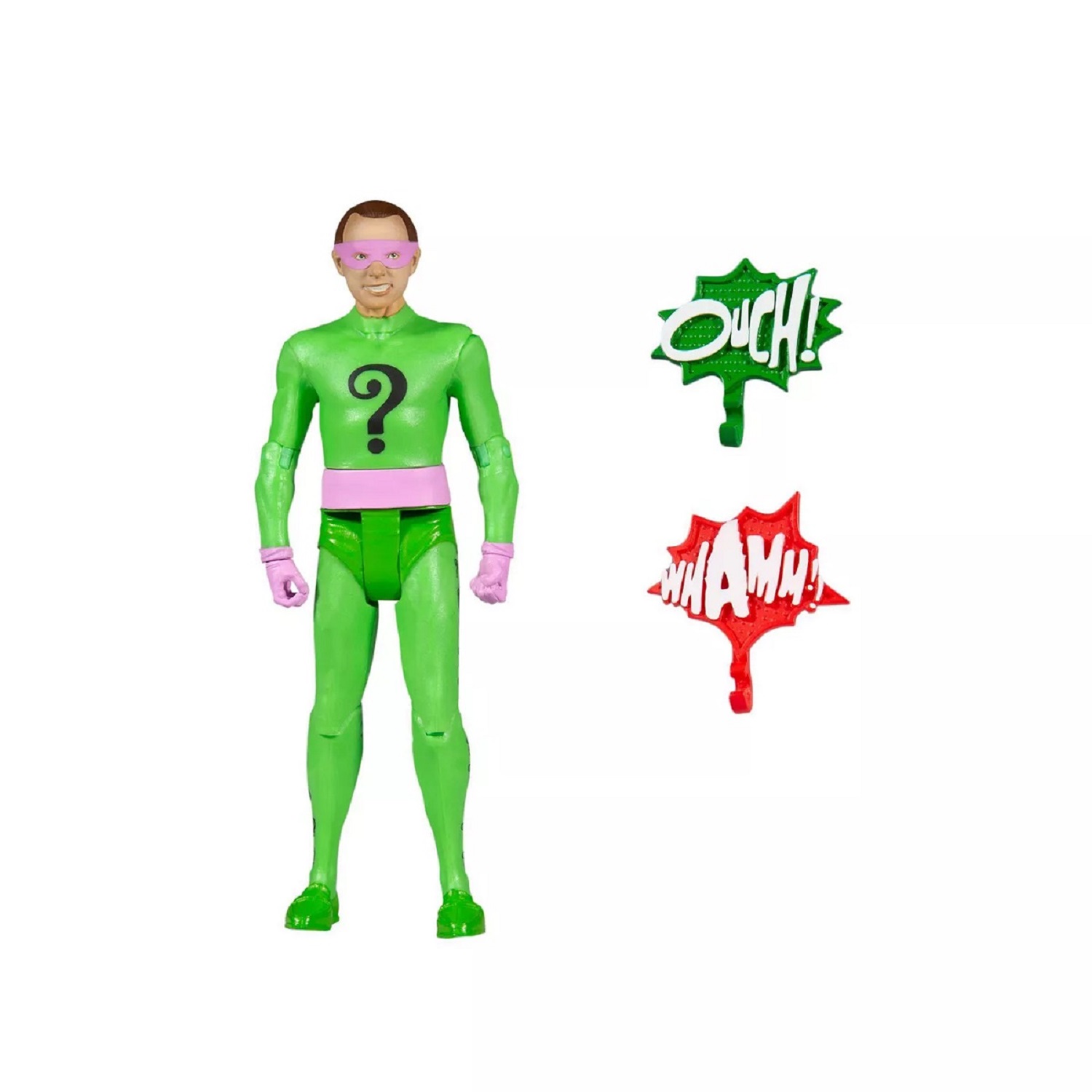 FIGURA MCFARLANE RIDDLER RETRO 1960'S CLASSIC TV SHOW DC MULTIVERSE 18 CM - 4
