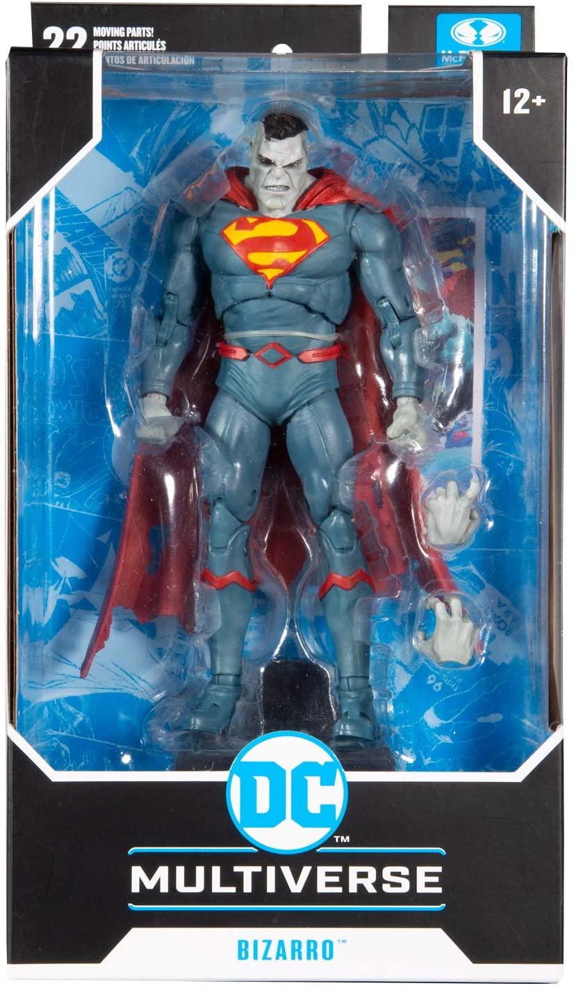 FIGURA MCFARLANE SUPERMAN BIZARRO DC REBIRTH DC MULTIVERSE 18 CM - 4